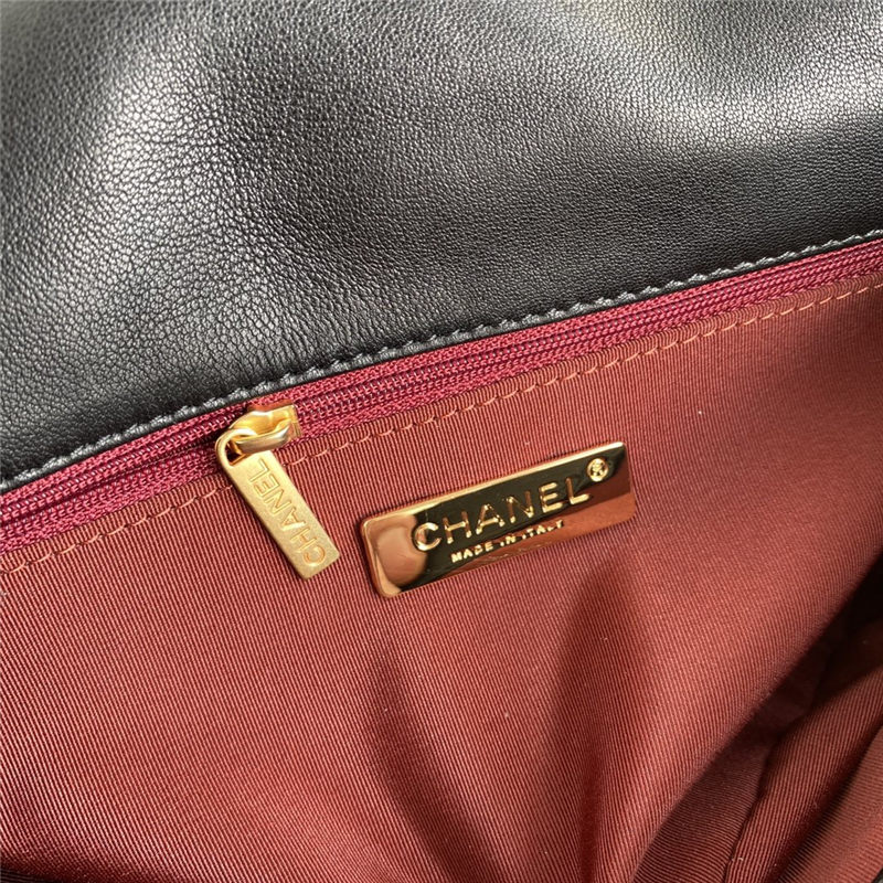Chanel 19 Flap Bag Lambskin LB3826 (6)
