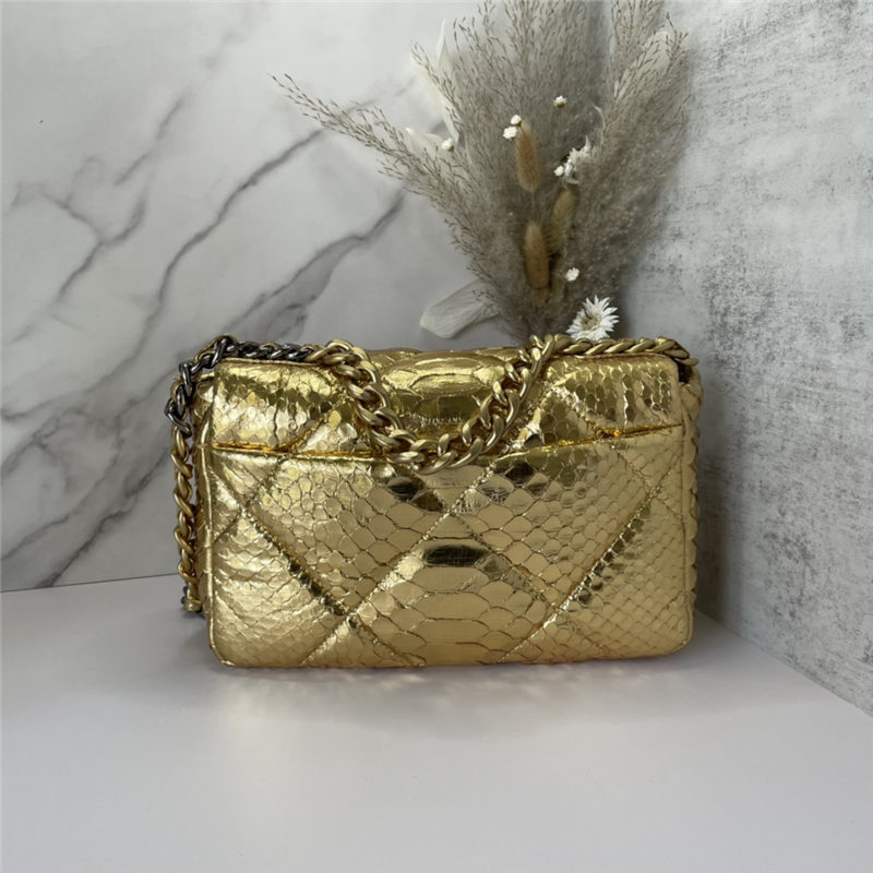 Chanel 19 Flap Bag Snake LB11214 (2)