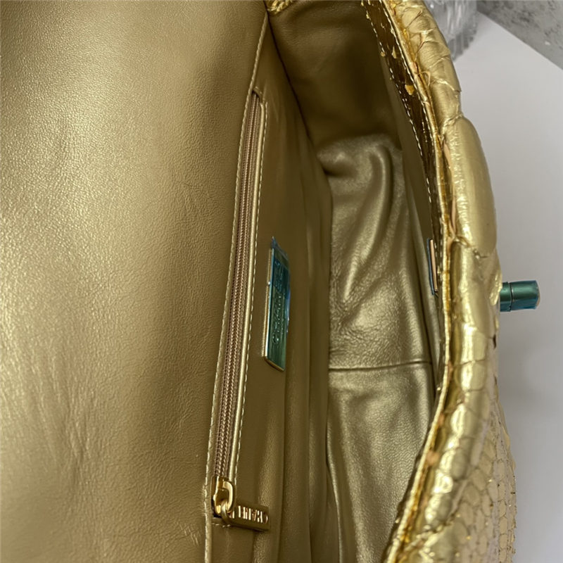 Chanel 19 Flap Bag Snake LB11214 (5)