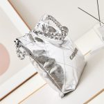 Chanel 22 BACKPACK Metallic Calfskin LB14519 (5)