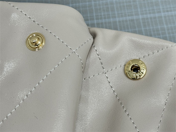 Chanel 22 BACKPACK Patchwork Shiny Calfskin LB9788 (6)