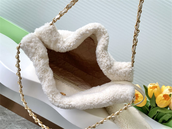 Chanel 22 BACKPACK Shearling Lambskin LB15669 (5)