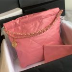 Chanel 22 BACKPACK Shiny Calfskin LB10344 (4)