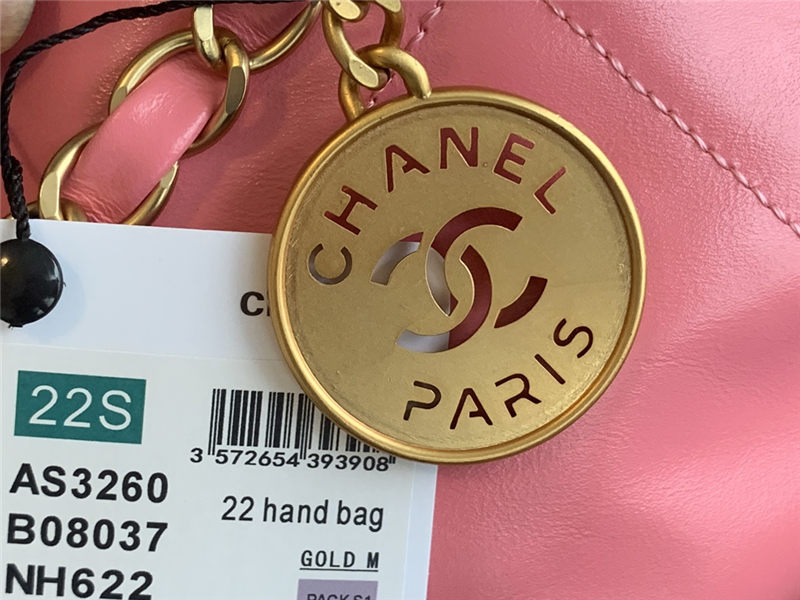 Chanel 22 BACKPACK Shiny Calfskin LB10344 (5)