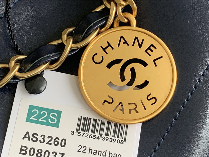 Chanel 22 BACKPACK Shiny Calfskin LB10345 (3)