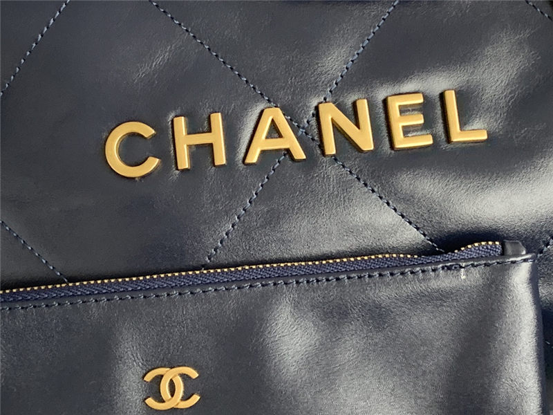 Chanel 22 BACKPACK Shiny Calfskin LB10345 (5)