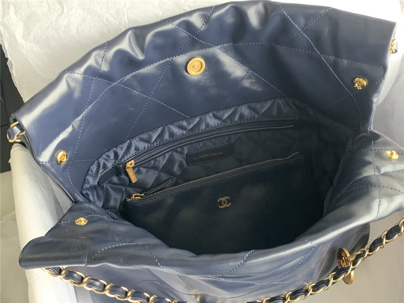 Chanel 22 BACKPACK Shiny Calfskin LB10345 (6)