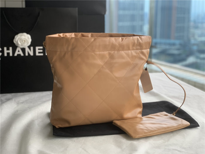 Chanel 22 BACKPACK Shiny Calfskin LB11235 (2)