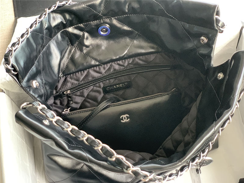 Chanel 22 BACKPACK Shiny Calfskin LB11612 (5)