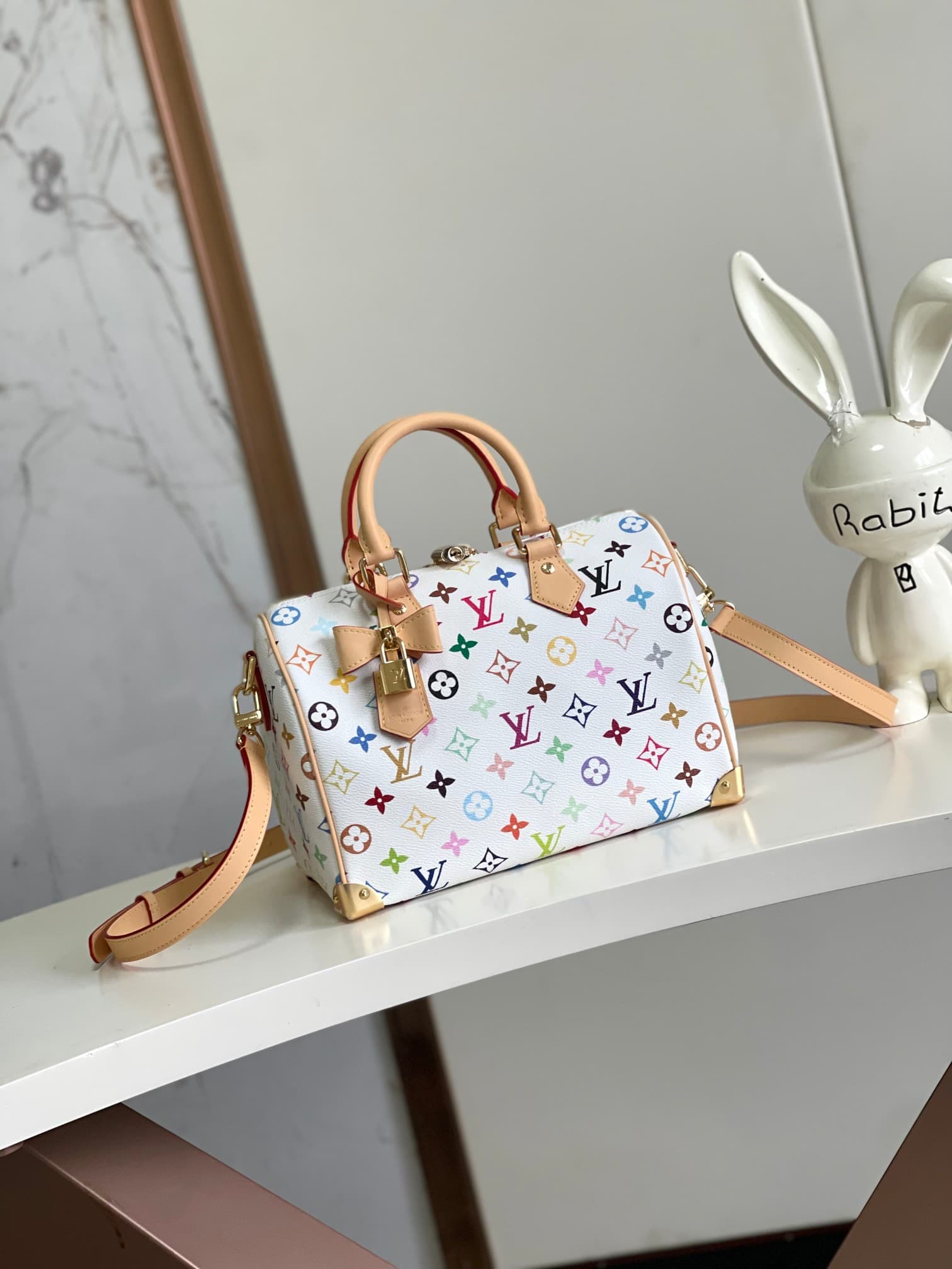 LV Murakami Speedy Bandoulière 25 Monogram canvas LB1174 (1)