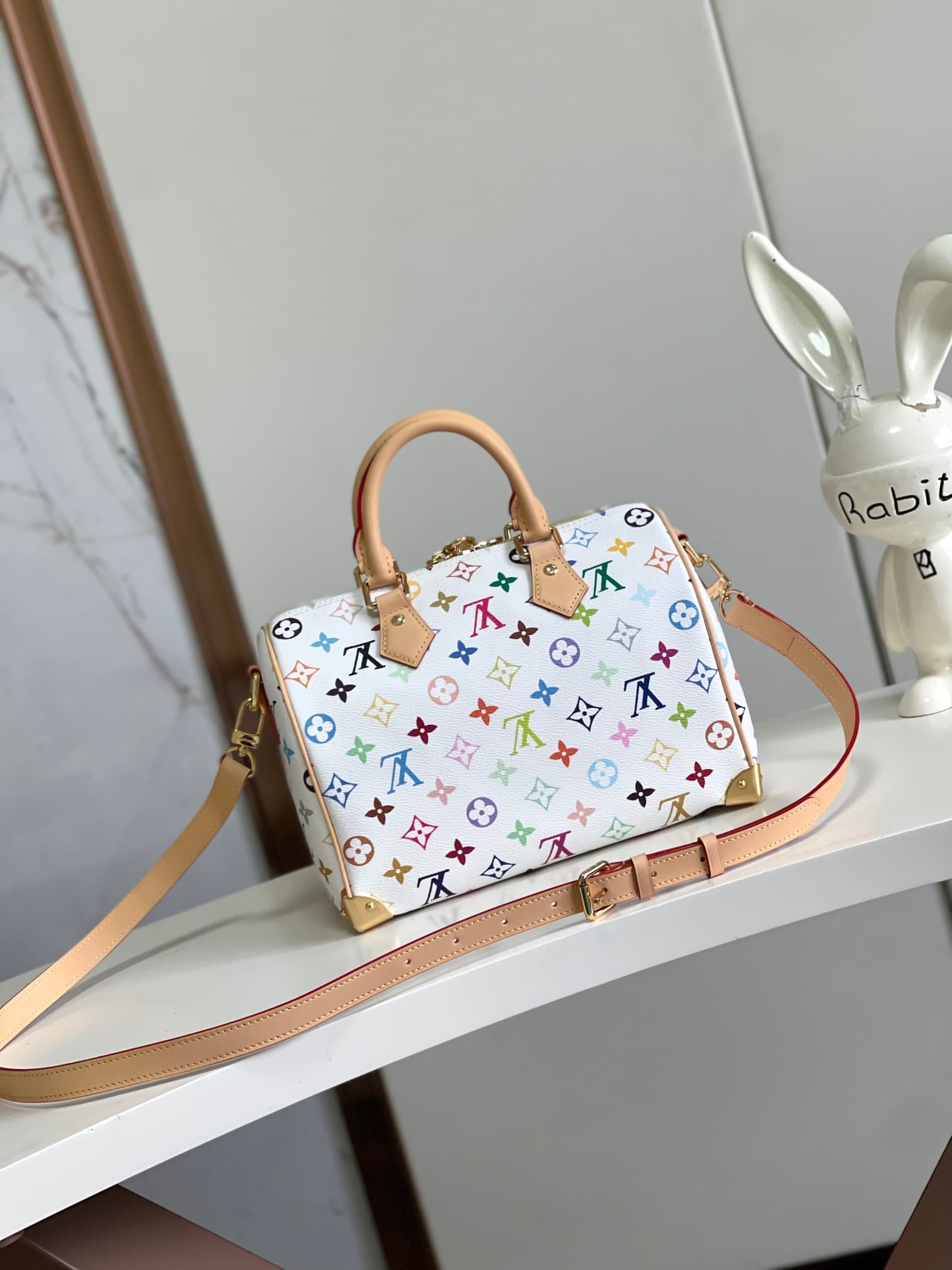 LV Murakami Speedy Bandoulière 25 Monogram canvas LB1174 (2)