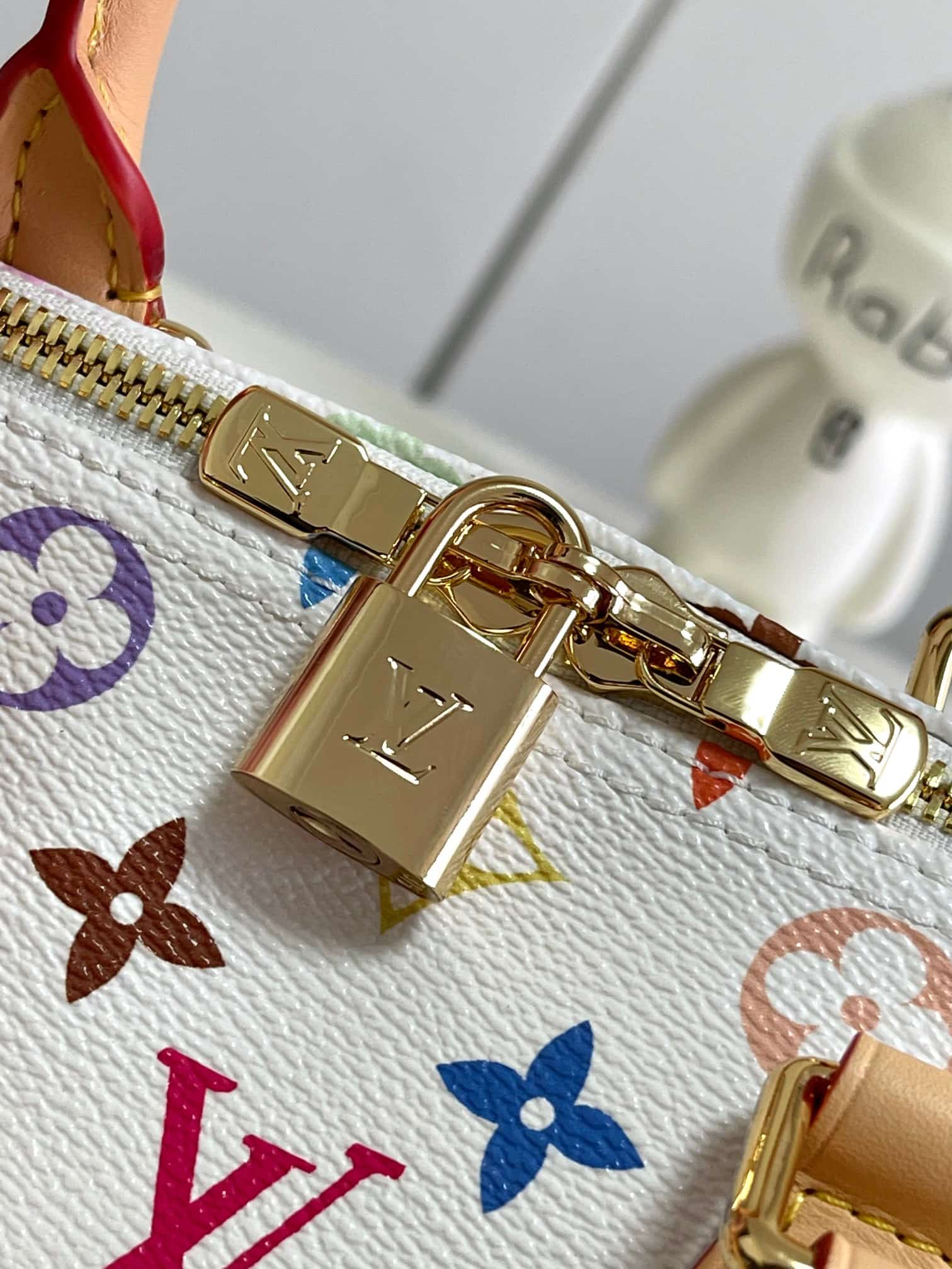 LV Murakami Speedy Bandoulière 25 Monogram canvas LB1174 (4)