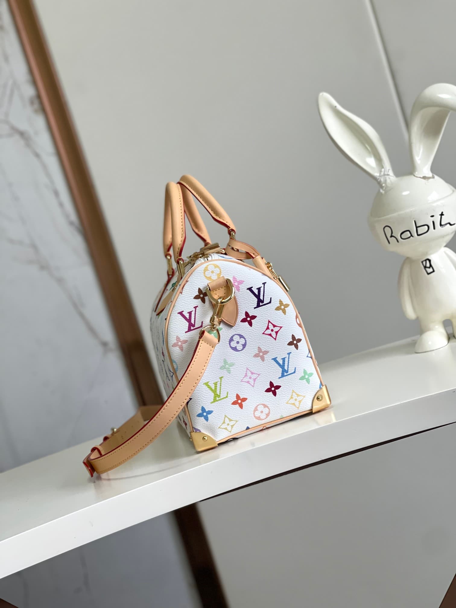 LV Murakami Speedy Bandoulière 25 Monogram canvas LB1174 (6)