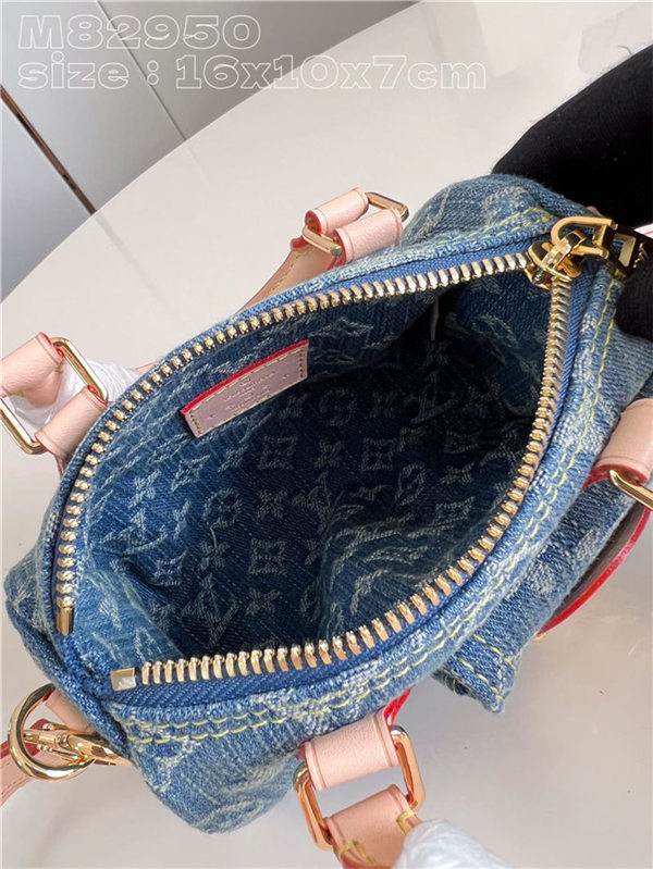 LV NANO SPEEDY Monogram jacquard denim LB13878 (3)
