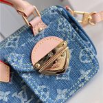 LV NANO SPEEDY Monogram jacquard denim LB13878 (5)