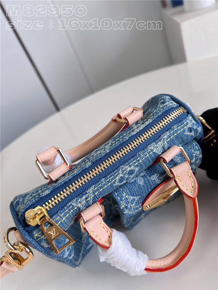 LV NANO SPEEDY Monogram jacquard denim LB13878 (6)