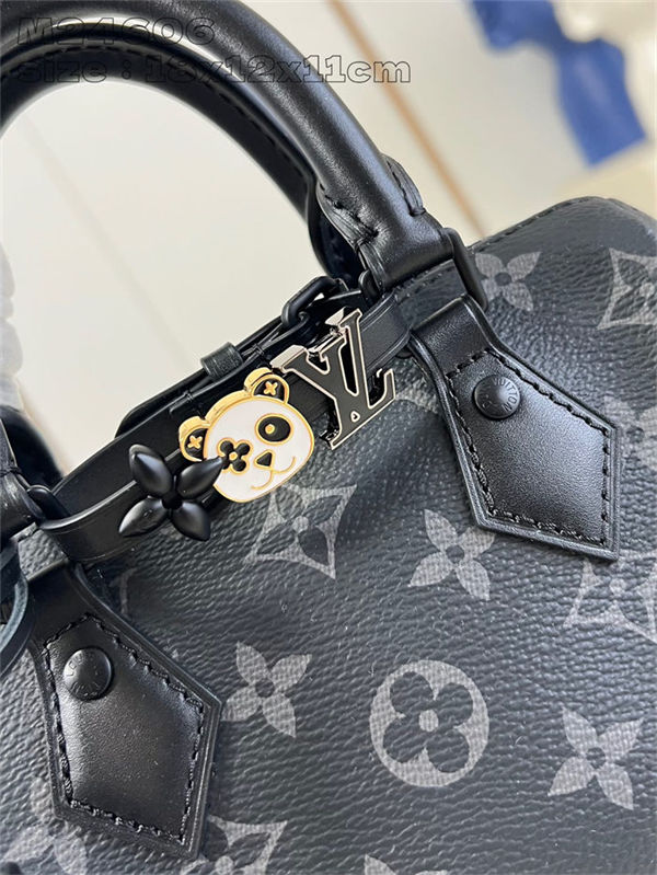 LV SPEEDY BANDOULIÈRE 18 Monogram Eclipse LB14748 (3)