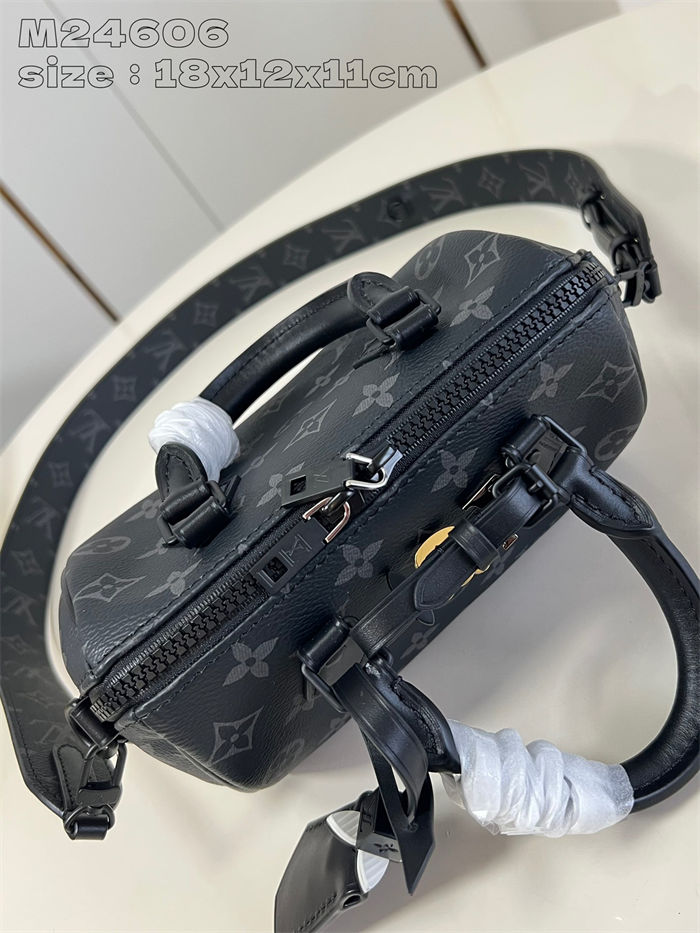 LV SPEEDY BANDOULIÈRE 18 Monogram Eclipse LB14748 (5)