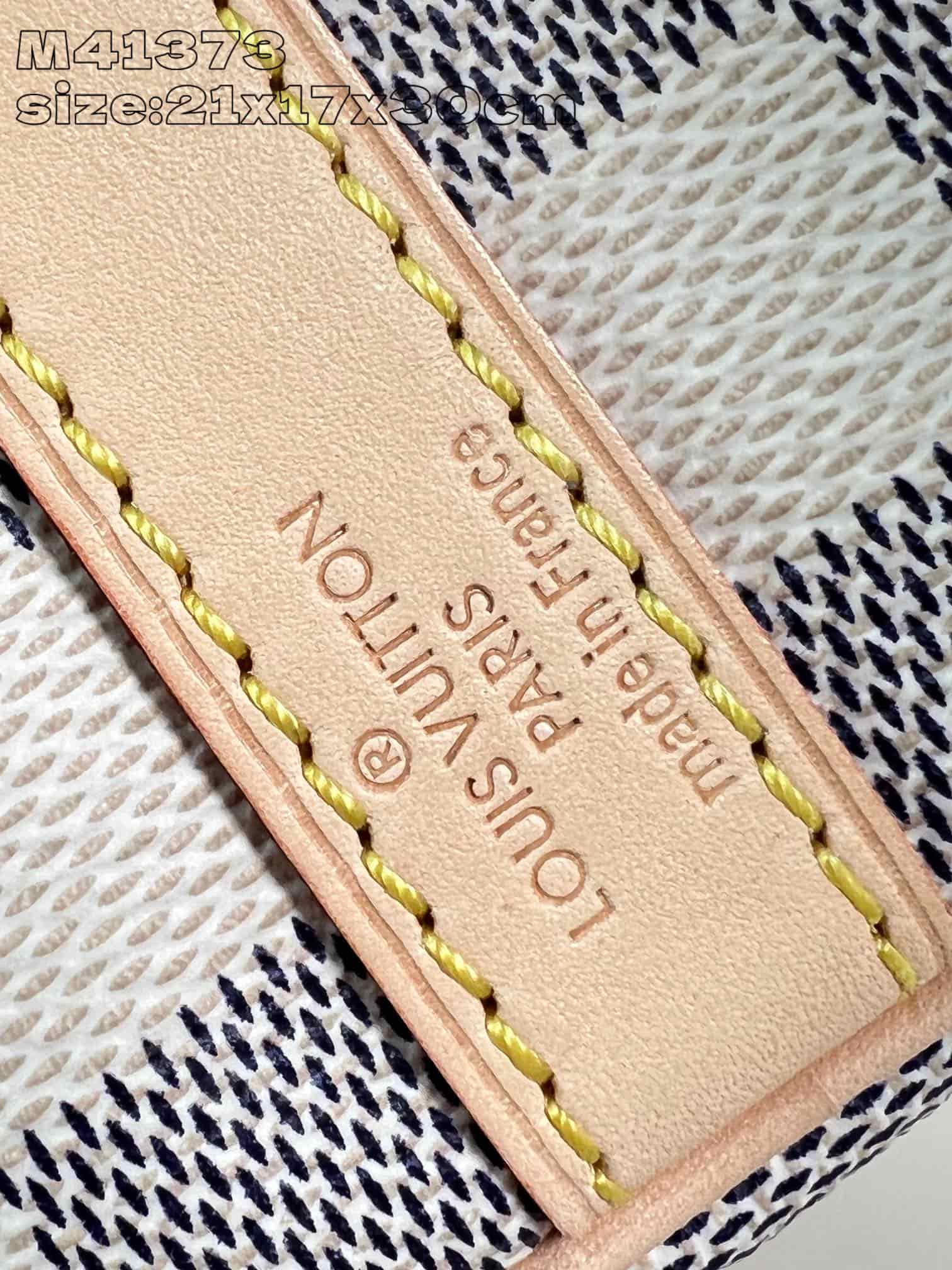 LV Speedy Bandoulière 30 Damier Azur LB21444 (4)