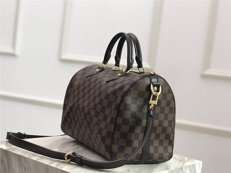 LV Speedy Bandoulière 30 Damier Ebene LB1710 (3)