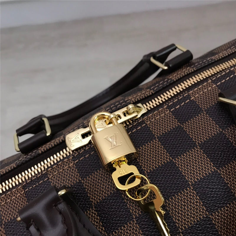 LV Speedy Bandoulière 30 Damier Ebene LB1710 (6)
