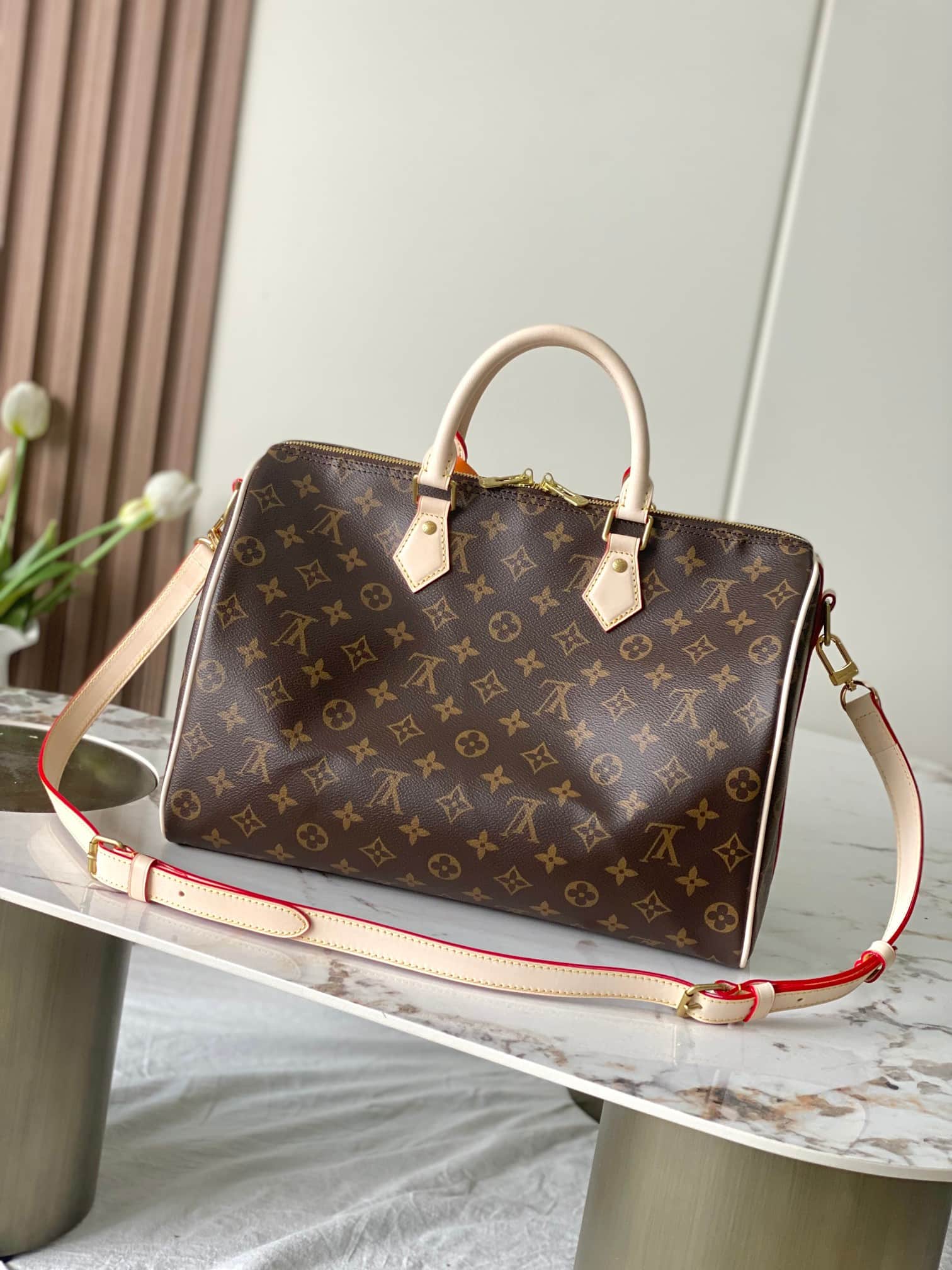 LV Speedy Bandoulière 35 Monogram canvas LB16582 (3)