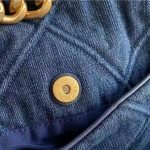 Large Chanel 19 Flap Bag Denim LB5354 (5)