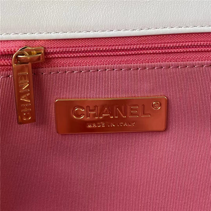 Large Chanel 19 Flap Bag Lambskin LB3841 (3)
