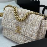 Large Chanel 19 Flap Bag Tweed LB12460 (2)