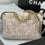 Large Chanel 19 Flap Bag Tweed LB12460 (4)