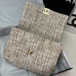 Large Chanel 19 Flap Bag Tweed LB12460 (6)