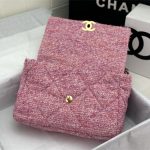 Large Chanel 19 Flap Bag Tweed LB15164 (4)