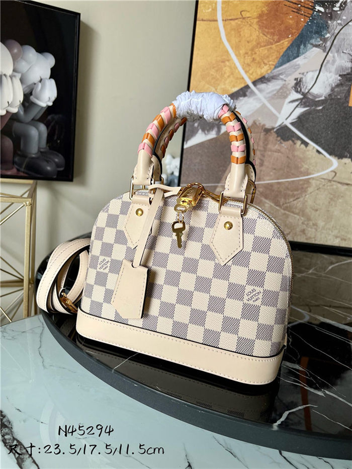 Louis Vuitton Alma BB Monogram Damier Azur LB8834 (1)