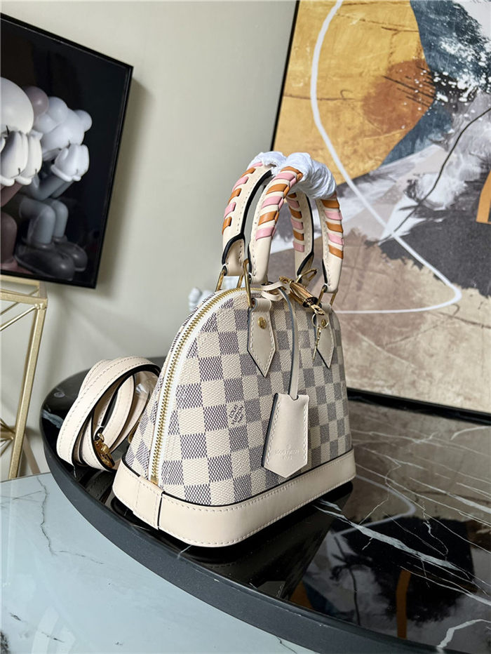 Louis Vuitton Alma BB Monogram Damier Azur LB8834 (6)