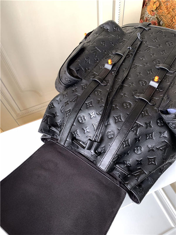 Louis Vuitton CHRISTOPHER BACKPACK Taurillon cowhide LB5428 (4)