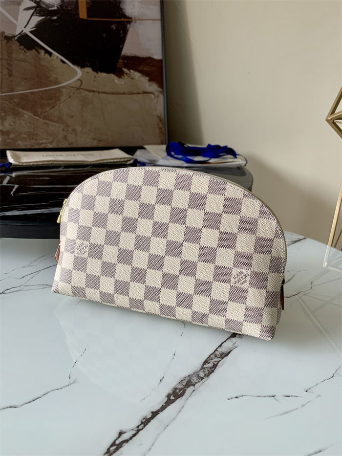Louis Vuitton COSMETIC POUCH GM Damier Azur LB5165 (1)