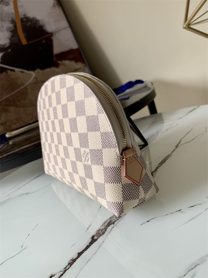 Louis Vuitton COSMETIC POUCH GM Damier Azur LB5165 (2)