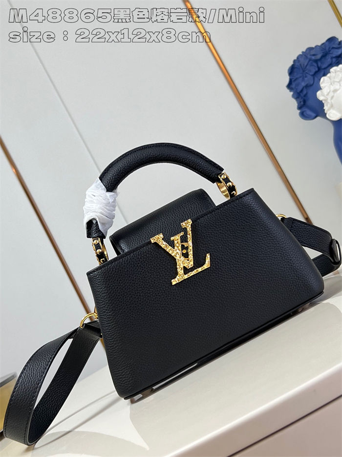 Louis Vuitton Capucines East-West Mini Grained calfskin LB14698 (1)