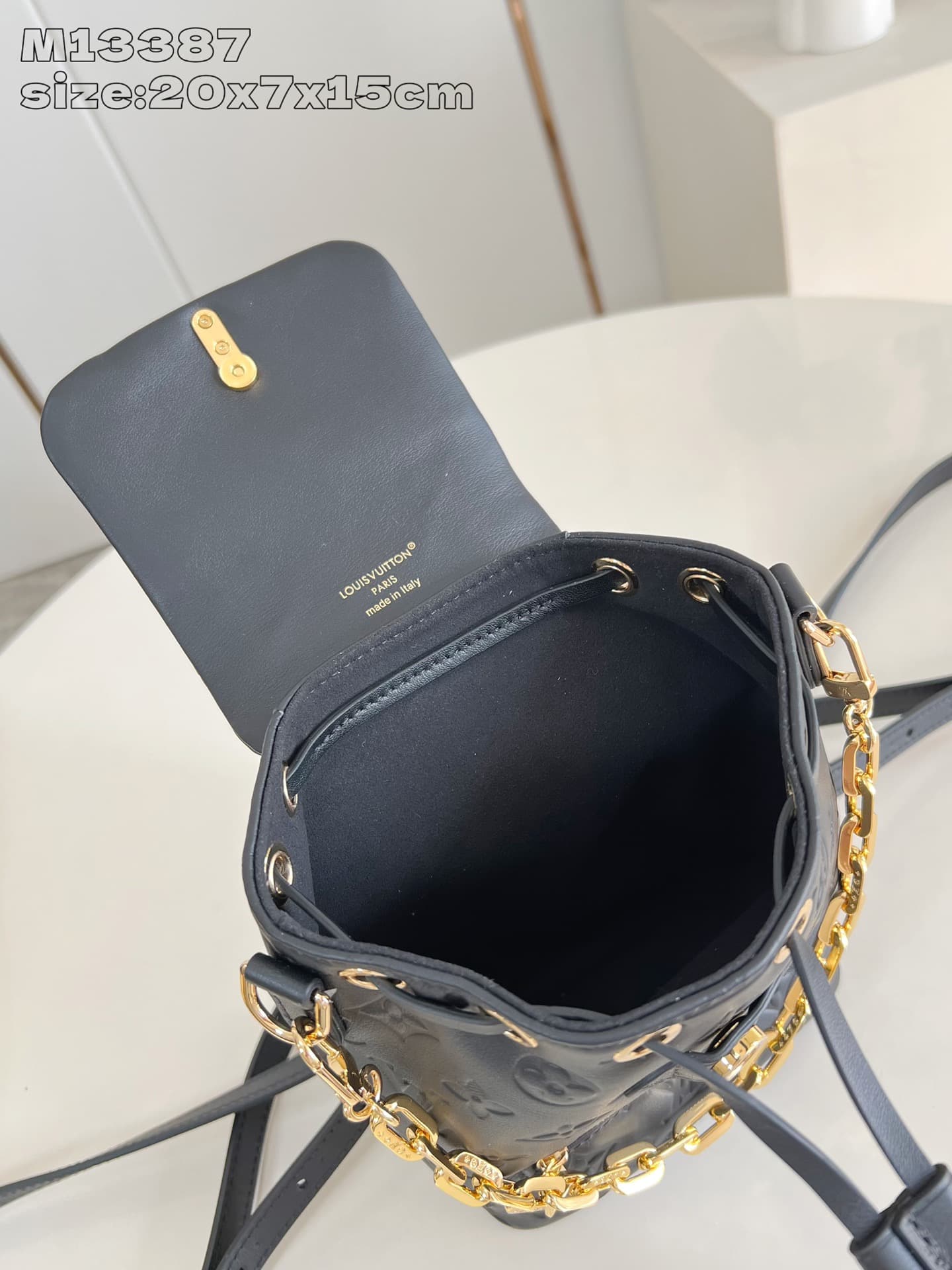 Louis Vuitton Coussin Backpack Mini Monogram Lambskin LB1498 (5)