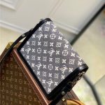 Louis Vuitton DAUPHINE MM Denim textile jacquard LB12107 (5)