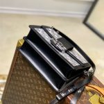 Louis Vuitton DAUPHINE MM Denim textile jacquard LB12107 (6)