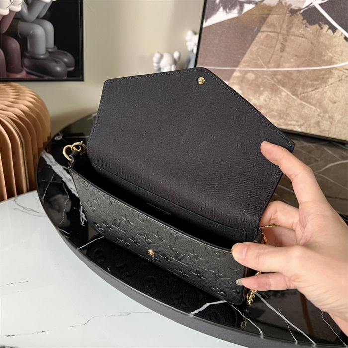 Louis Vuitton FÉLICIE POCHETTE Monogram Empreinte LB5138 (5)