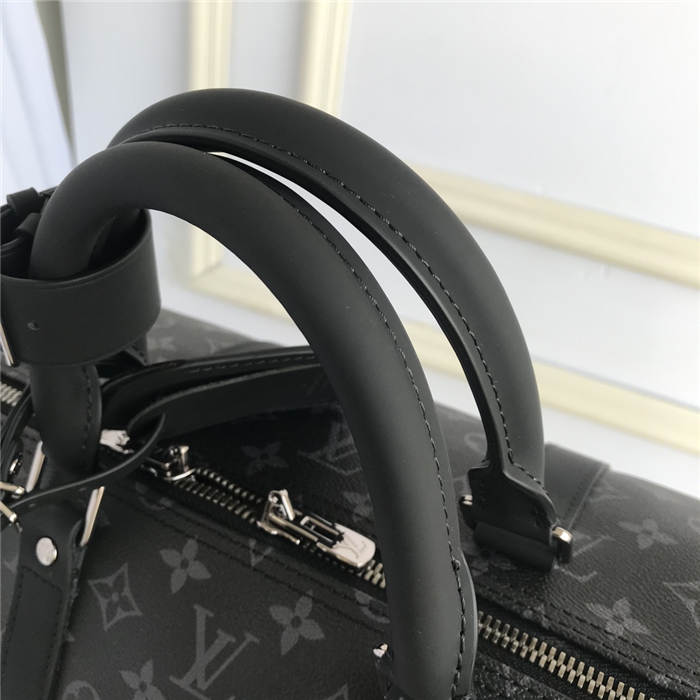 Louis Vuitton Keepall 55 Bandouliere Monogram Eclipse LB2651 (4)