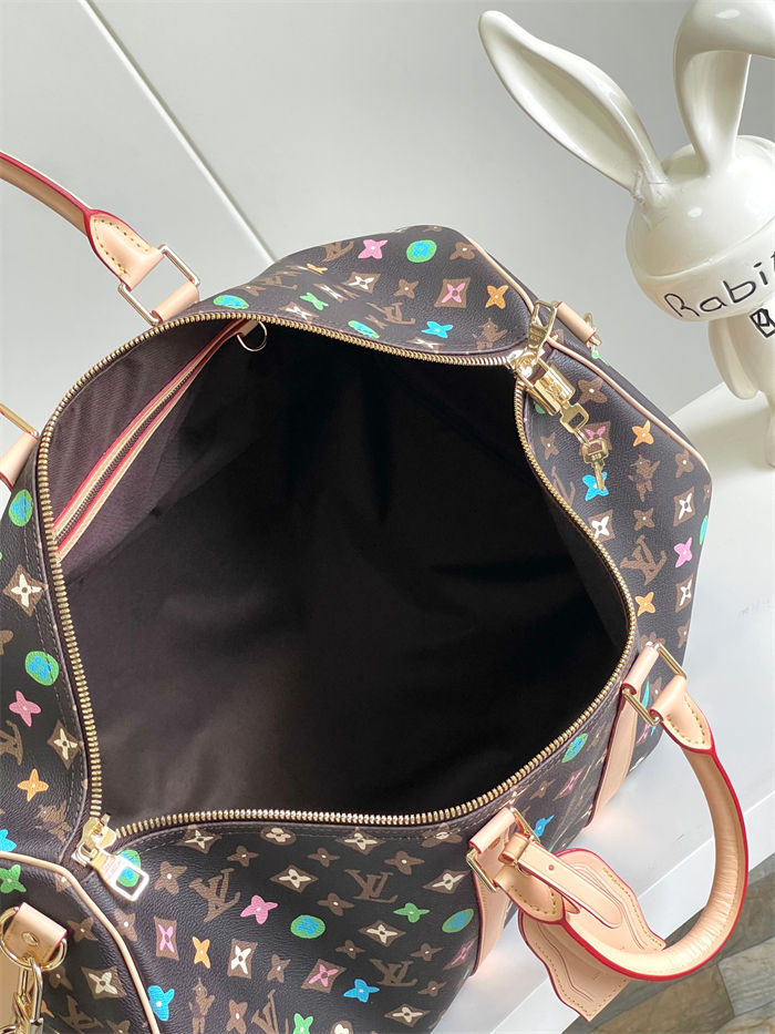 Louis Vuitton Keepall Bandoulière 45 Monogram Craggy canvas LB14502 (5)