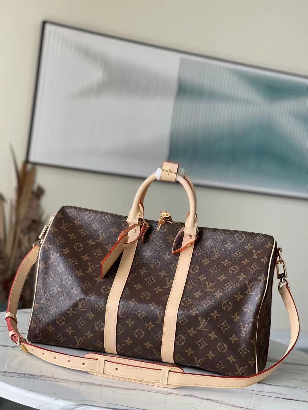 Louis Vuitton Keepall Bandoulière 45 Monogram canvas LB16163 (1)
