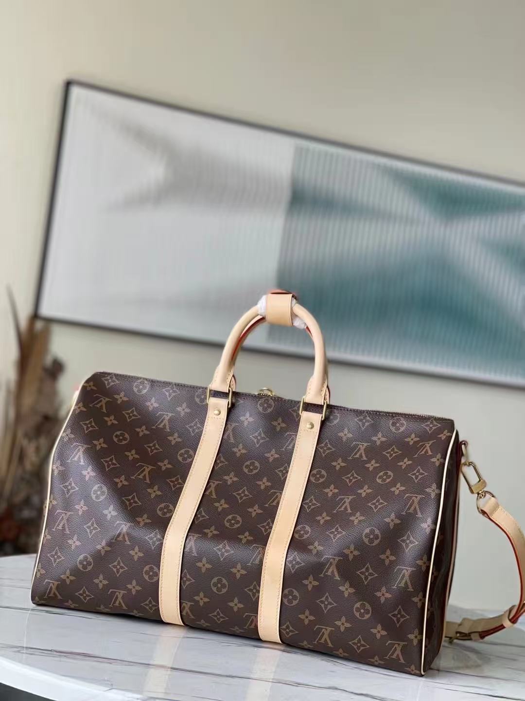 Louis Vuitton Keepall Bandoulière 45 Monogram canvas LB16163 (3)
