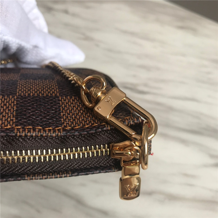 Louis Vuitton MINI POCHETTE ACCESSOIRES Damier Ebene LB5401 (6)