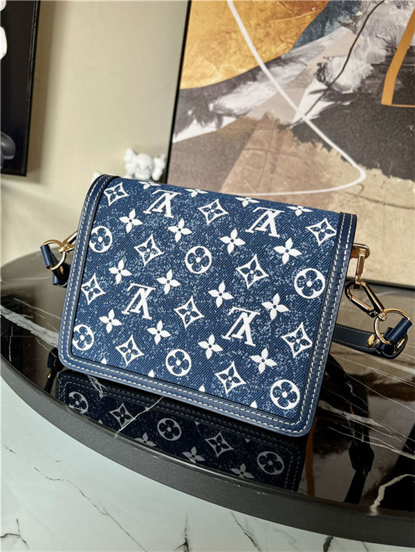 Louis Vuitton Mini Dauphine Denim LB9629 (3)