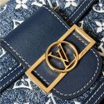 Louis Vuitton Mini Dauphine Denim LB9629 (4)