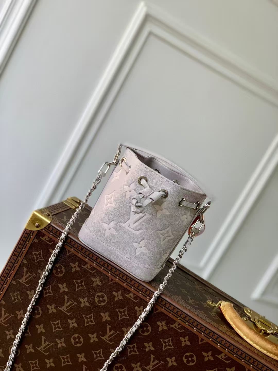 Louis Vuitton Nano Noé Embossed cowhide leather LB1123 (1)